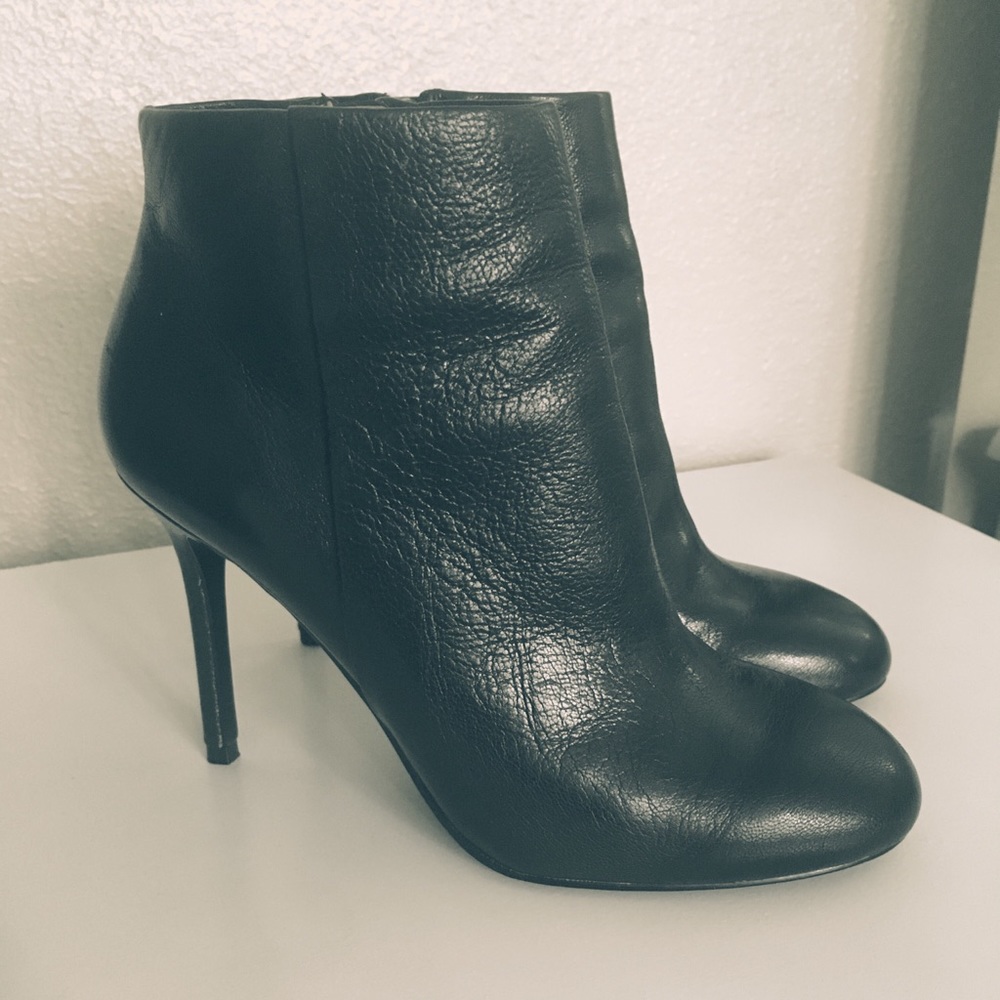 Banana Republic Black Heeled Boots